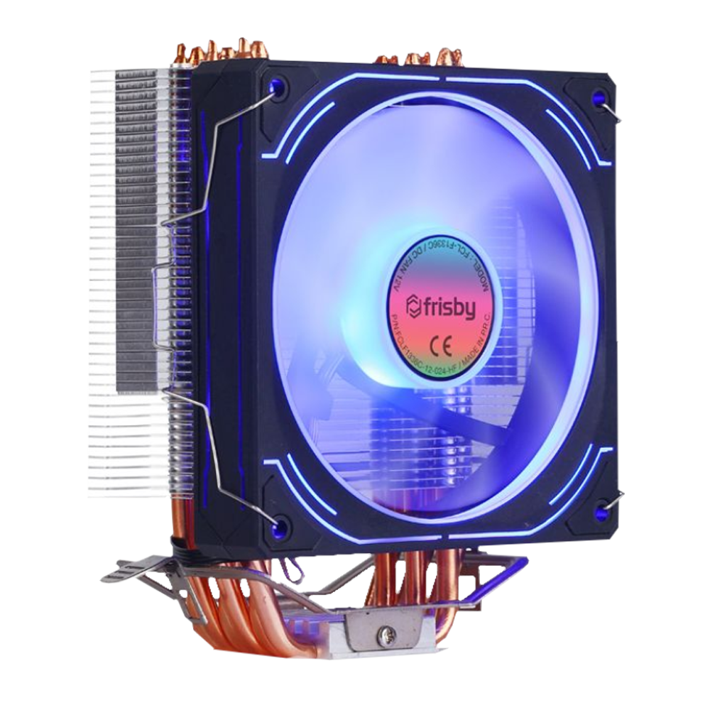FRISBY FCL-F1336C RGB 120mm AMD/INTEL 6 Bakır Borulu Kule Tipi İşlemci Soğutucu