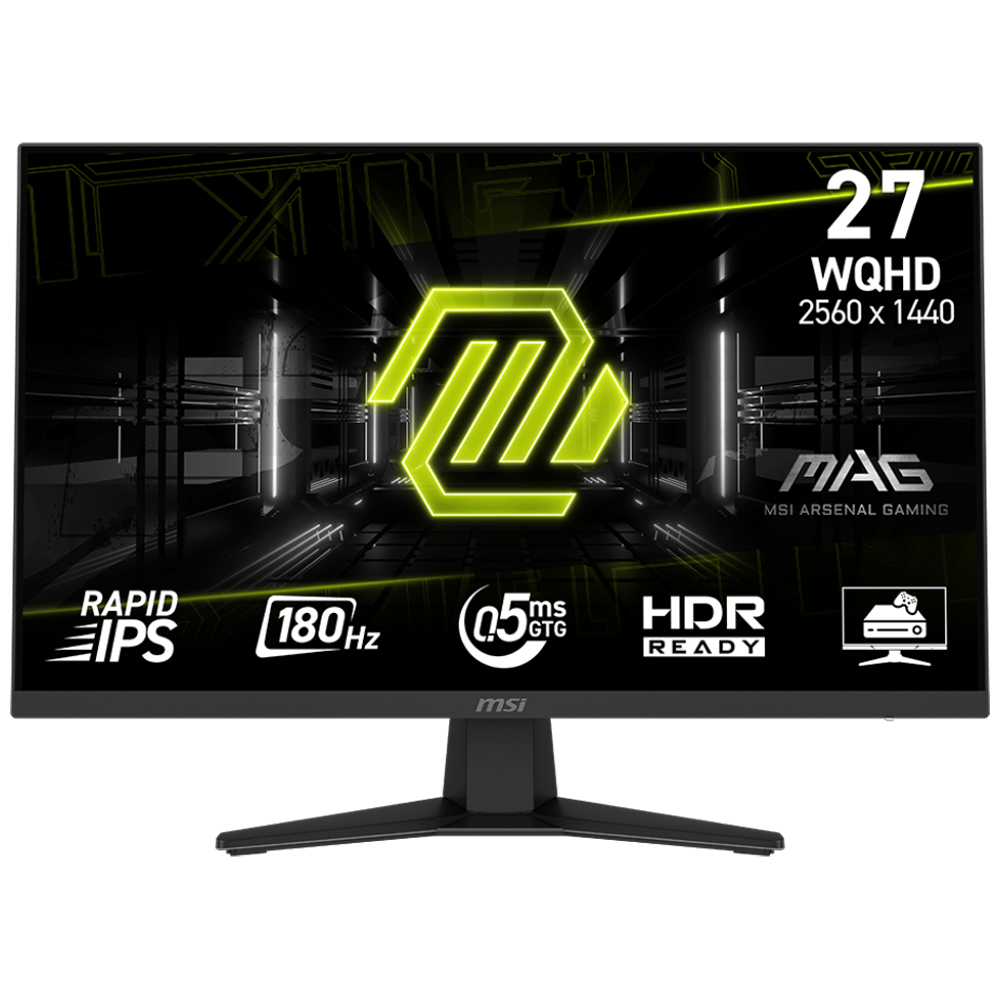 MSI MAG 274QF 27" 180Hz 0.5ms HDMI DP Adaptive Sync HDR WQHD Rapid IPS Gaming Monitör
