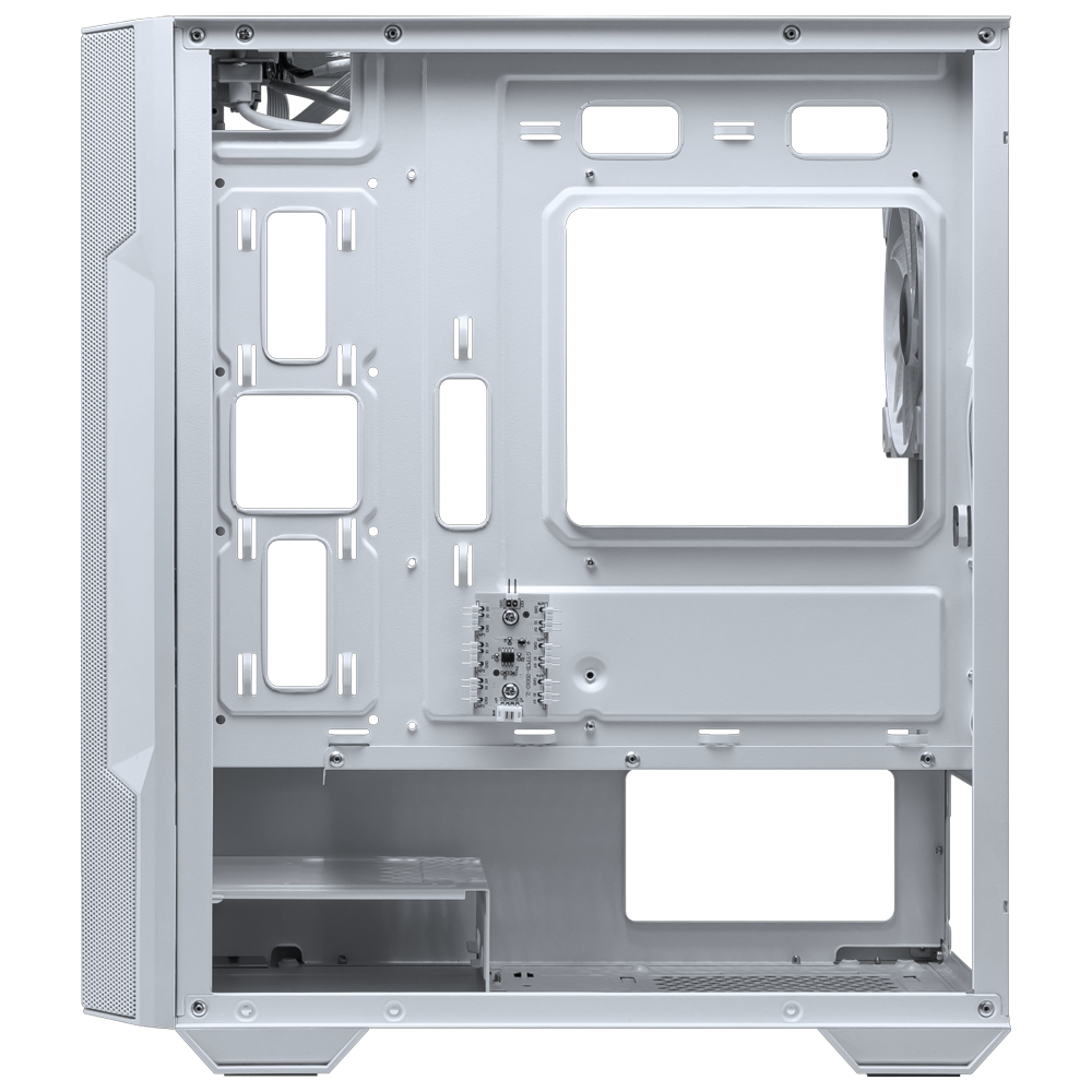 MSI MAG FORGE M100R WHITE Tempered Glass ARGB Fan USB 3.2 mATX Bilgisayar Kasası