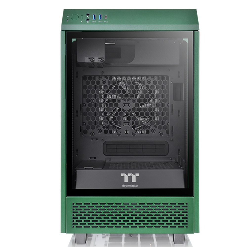 Thermaltake The Tower 100 Racing Green Tempered Glass USB 3.2 Mini ITX Kasa