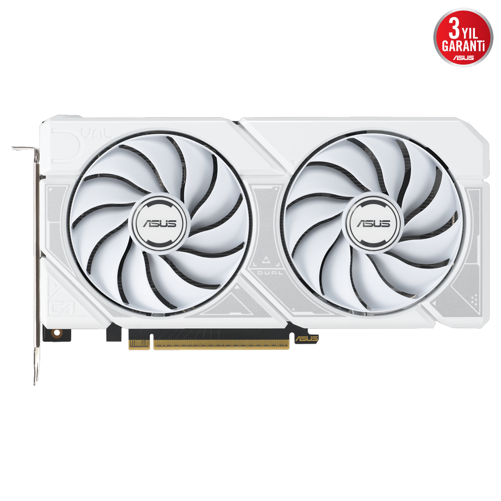ASUS Dual GeForce RTX 5060 Ti WHITE OC Edition 16GB GDDR7 DLSS 4 128 Bit Ekran Kartı