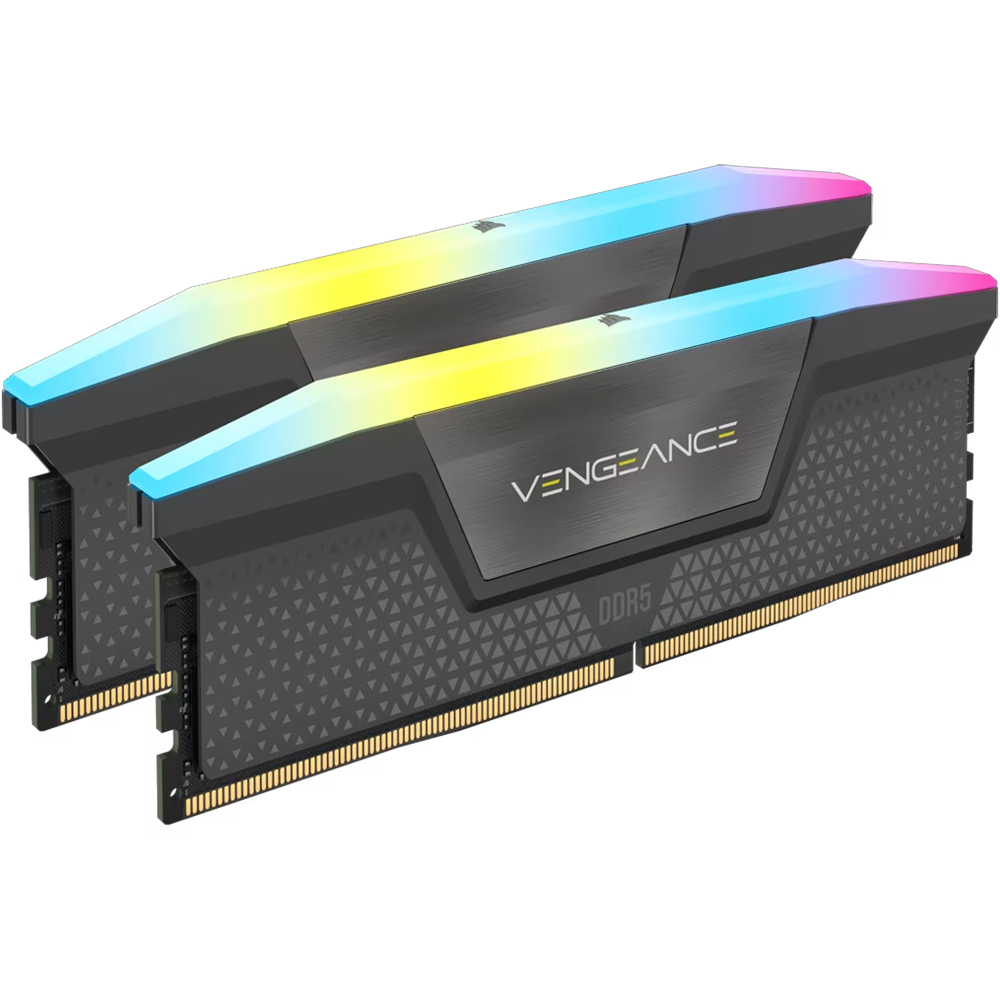 CORSAIR 96GB (2x48GB) Vengeance RGB 6000MHz CL30 DDR5 EXPO/XMP Dual Kit Ram