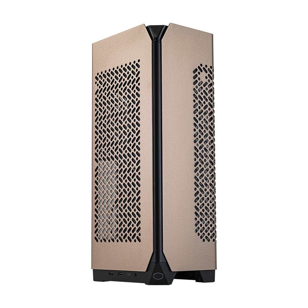 Cooler Master NCORE 100 MAX Bronze Edition 850W 80+ Gold Tempered Glass SickleFlow 120 mm Sıvı Soğutucu USB 3.2 Mini-ITX Kasa