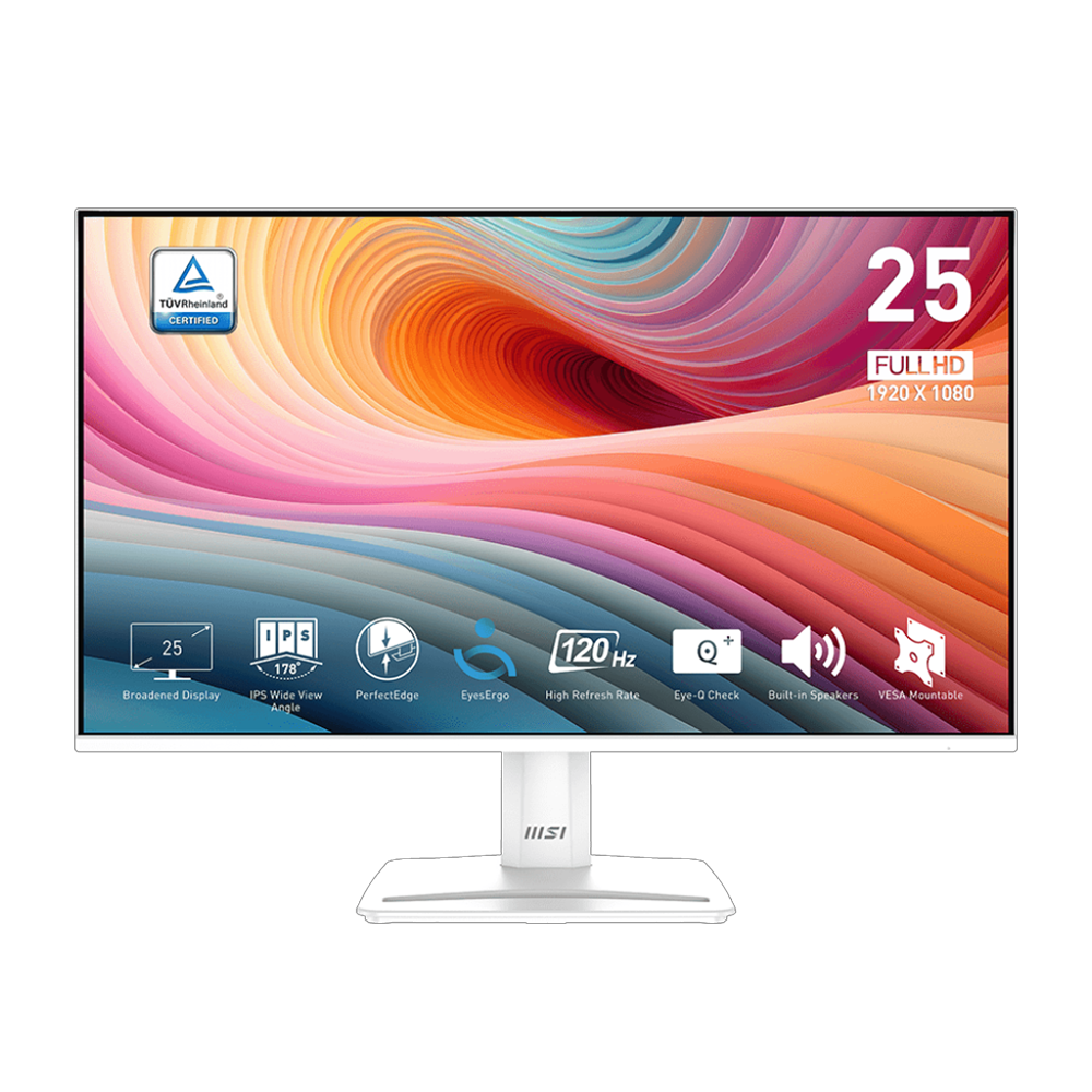 MSI PRO MP251W E2 25" 120Hz 1ms HDMI DP Adaptive-Sync FHD VA Monitör