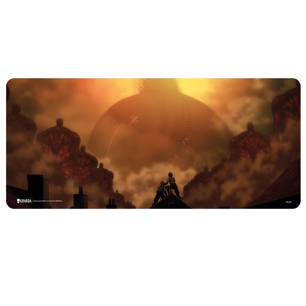 EXVEGA Attack on Titan The Rumbling XXL Mousepad 90×40