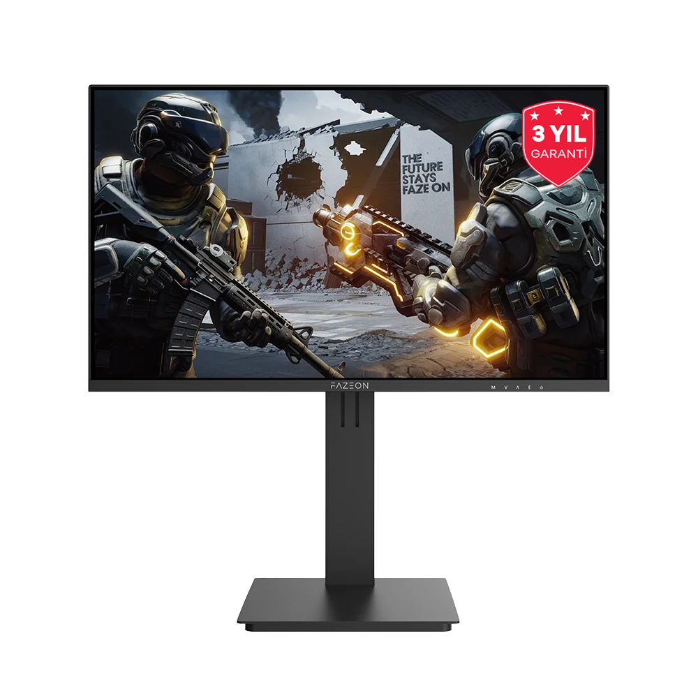 FAZEON X24F240P 24" 240Hz 0.5ms HDMI DP HDR10 FreeSync G-Sync Pivot FHD Fast IPS Gaming Monitör