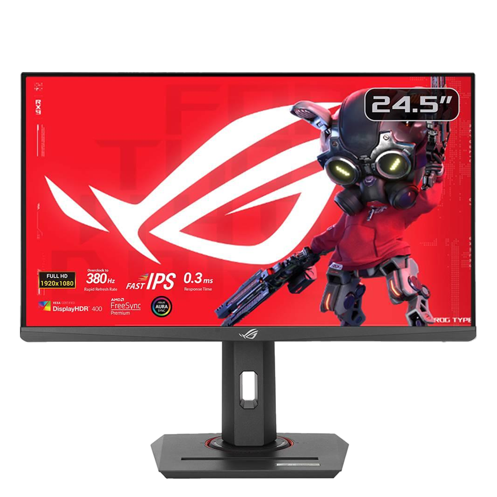 ASUS ROG Strix XG259QNG 24.5" 380Hz 0.3ms HDMI DP USB 3.2 FreeSync Premium AdaptiveSync Pivot HDR400 FHD IPS Gaming Monitör
