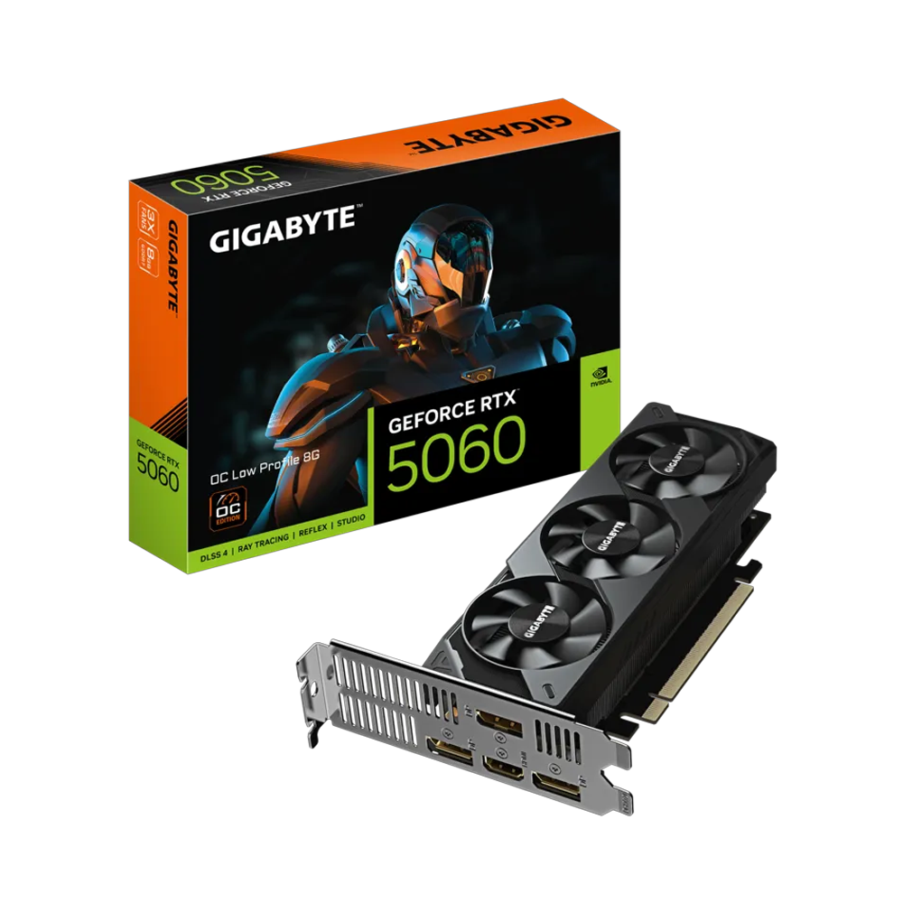 GIGABYTE GeForce RTX 5060 OC Low Profile 8G GDDR7 DLSS 4 128 Bit Ekran Kartı