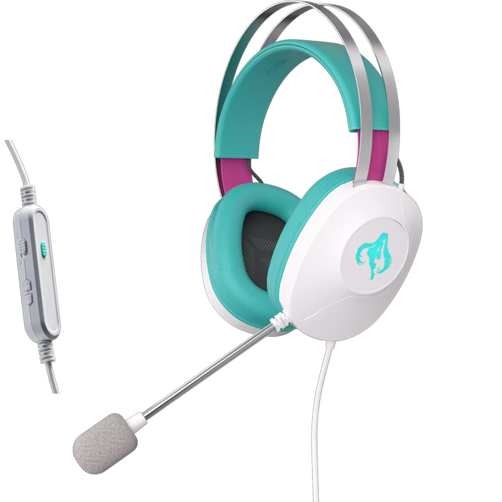 ASUS TUF GAMING H1 GEN II Miku Edition 7.1 Surround Kablolu Siyah Gaming Kulaklık