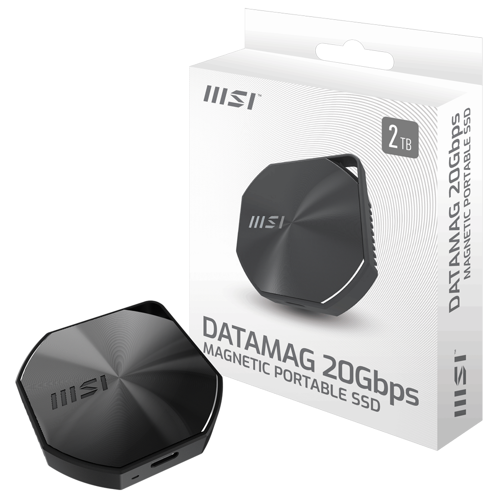 MSI DATAMAG 2TB Type-C Taşınabilir SSD 1600MB Okuma/1500MB Yazma