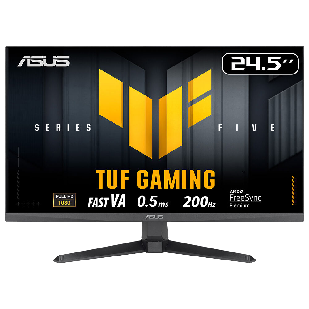 ASUS TUF GAMING VG257Q5A 24.5" 200Hz 0.5ms HDMI DP FreeSync Premium FHD Fast VA Gaming Monitör