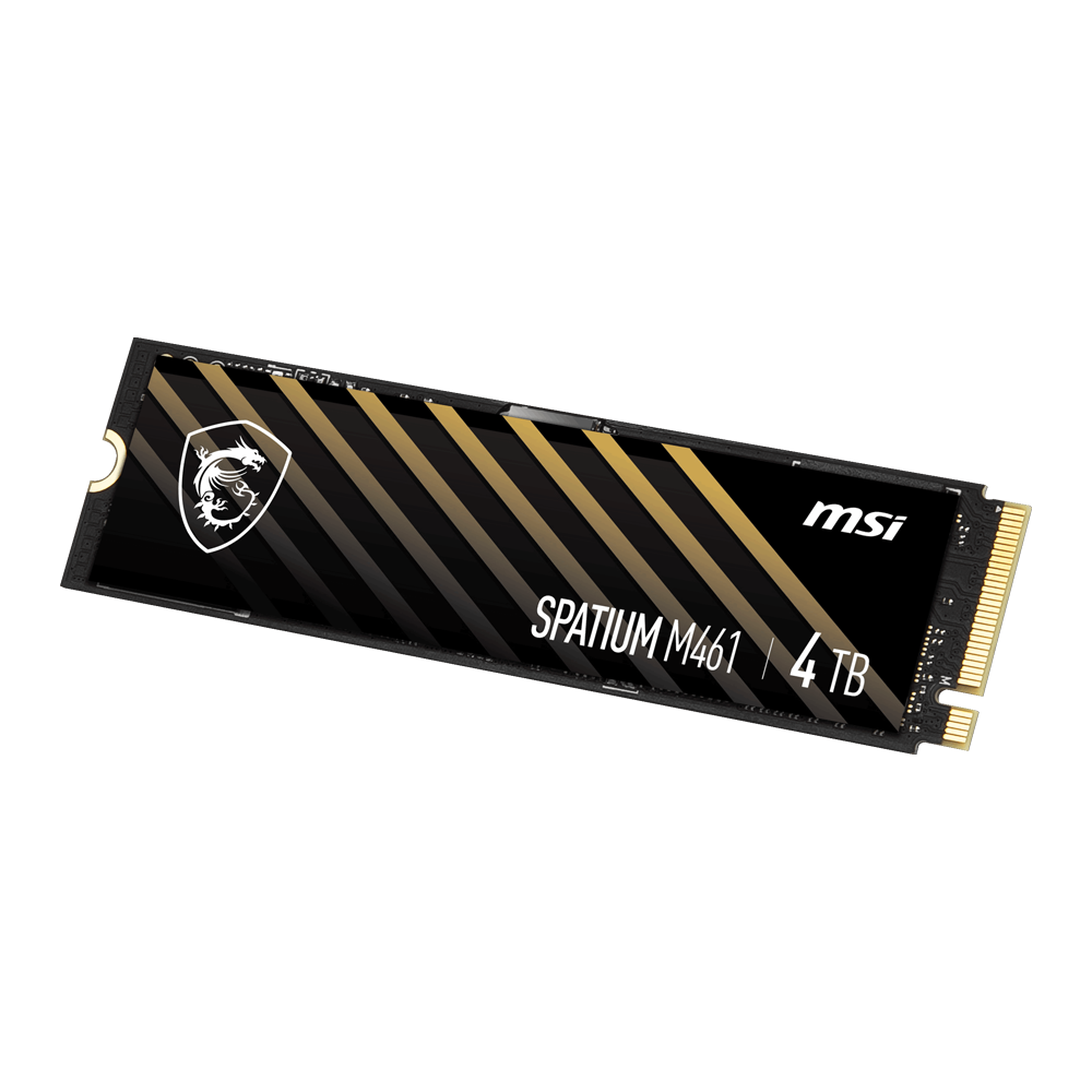 MSI 4TB SPATIUM M461 Gen4x4 M.2 2280 SSD 5000MB Okuma / 4200MB Yazma