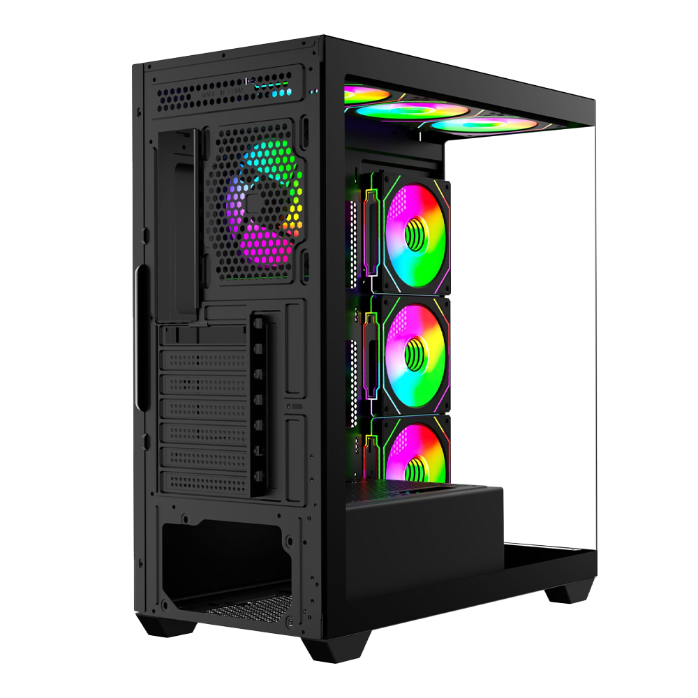 GameBooster FALCON GB-A750B 750w 80+ Bronze USB 3.0 Mesh ARGB ATX Mid Tower Gaming Kasa