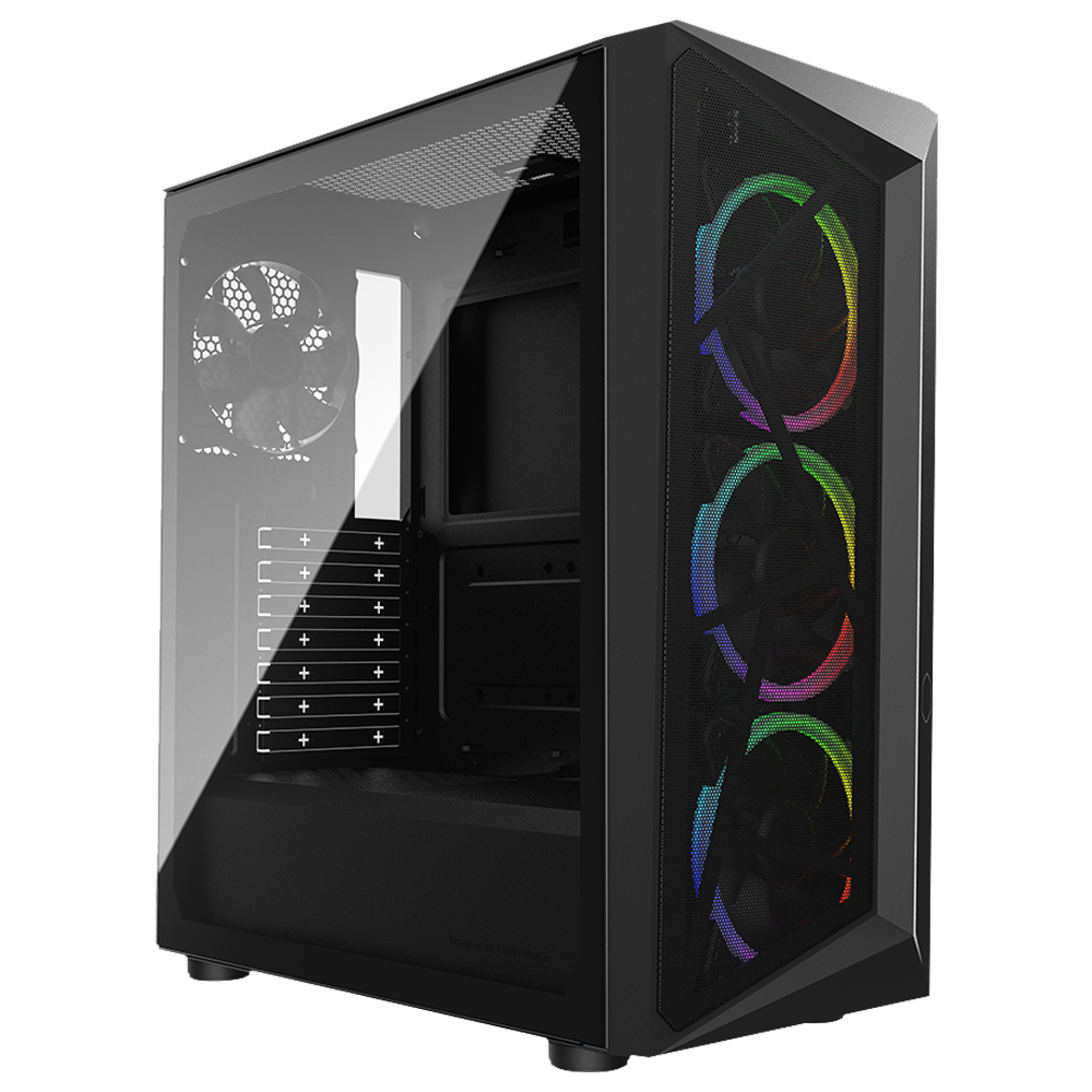 Cooler Master CMP510 Mesh ARGB TG 650W 80+ Bronze Mid Tower Kasa