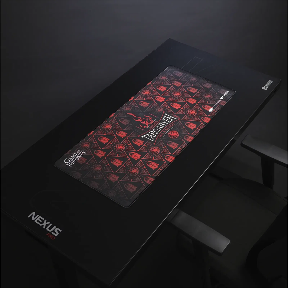 EXVEGA Game Of Thrones House Targaryen Fire And Blood XXL Mousepad (90×40)