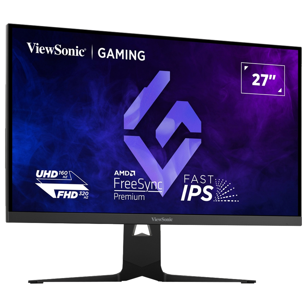 ViewSonic XG275D1-4K 27" 4K 160Hz FHD 320Hz 0.01ms HDMI DP Type-C FreeSync Premium G-Sync Pivot UHD Dual Mode IPS Gaming Monitör