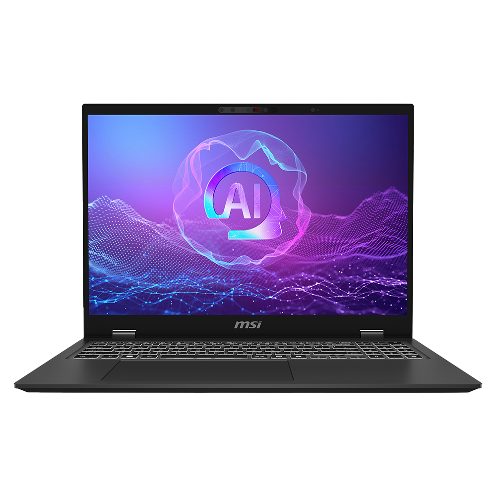 MSI PRESTIGE 16 AI B2HVEG-252TR ULTRA 7 255H 32GB LPDDR5 RTX4050 GDDR6 6GB 1TB SSD 16.0 UHD+ W11 OLED Gri Notebook