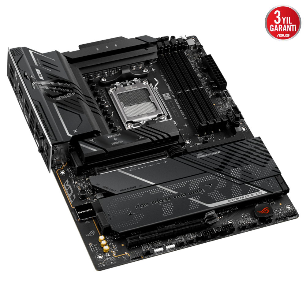 ASUS ROG STRIX X870E-H GAMING WIFI7 8000MHz OC DDR5 Soket AM5 M.2 HDMI ATX Anakart