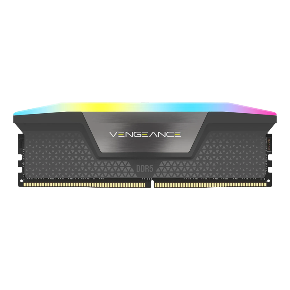 CORSAIR 16GB Vengeance RGB 6000MHz CL36 DDR5 XMP/EXPO Siyah Single Kit Ram