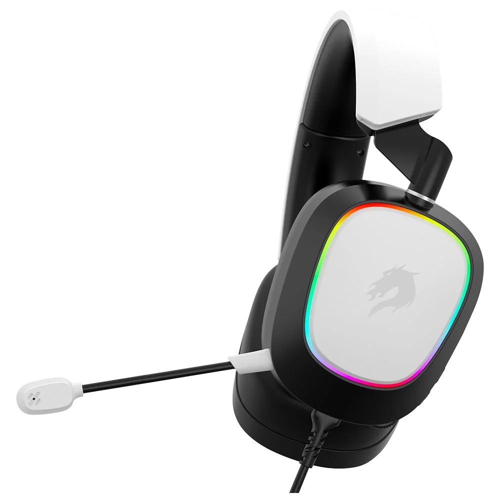 GameBooster H23W Nemesis RGB USB 7.1 Beyaz Profesyonel Gaming Kulaklık