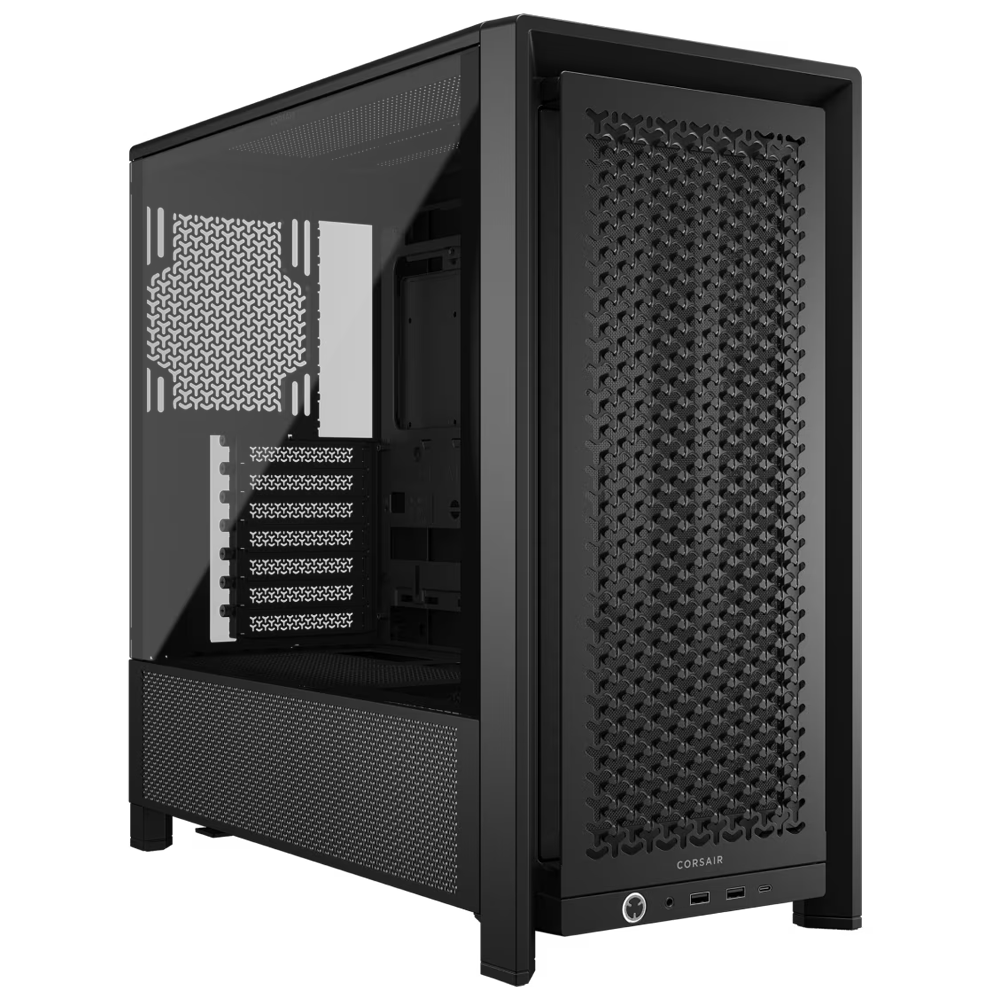 CORSAIR FRAME 4000D AIRFLOW Tempered Glass USB 3.2 Type-C Siyah Mid Tower Kasa