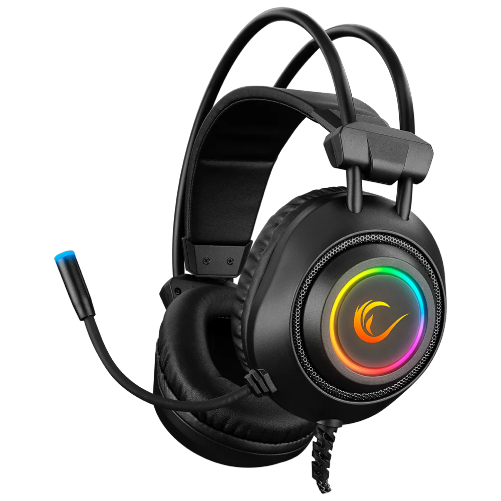 Rampage RM-K19S RAGING PLUS 7.1 Surround RGB Siyah Mikrofonlu Gaming Kulaklık