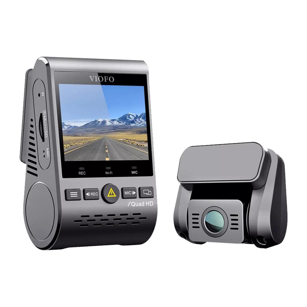 VIOFO A129 Plus DUO 2 Kameralı Ön+Arka 2K QHD Wi-Fi GPS'li Araç Kamerası