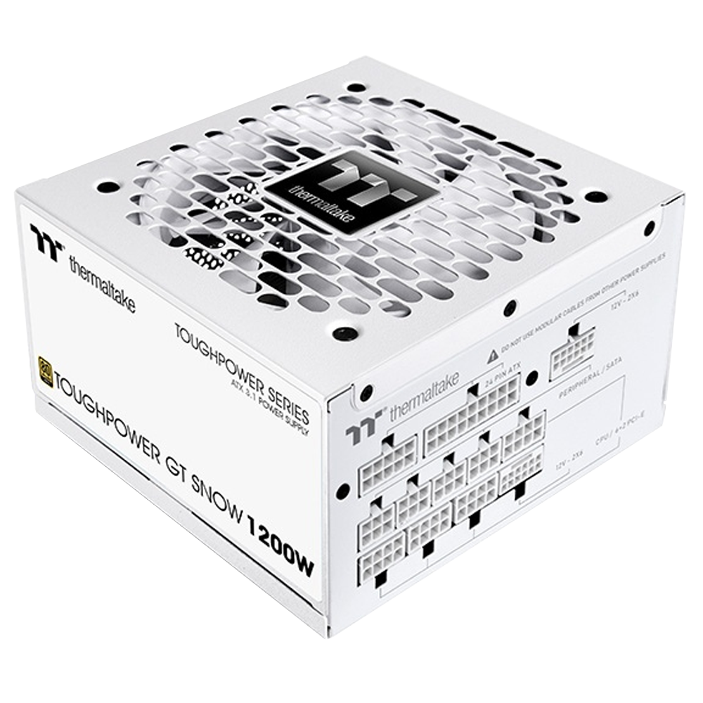 Thermaltake Toughpower GT 1200W 80+ Gold 120mm Gen 5.1 ATX 3.1 Full Modüler Fanlı Beyaz PSU
