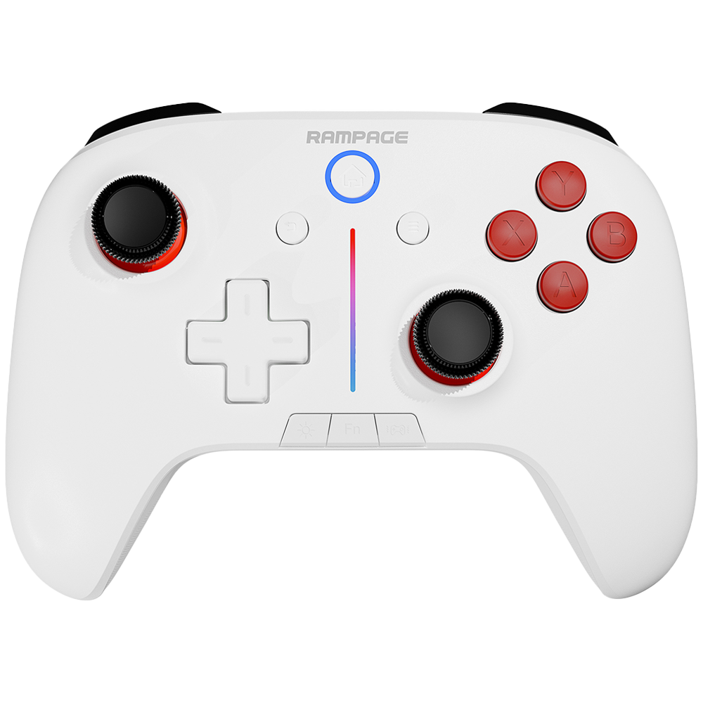 Rampage HYDRA Beyaz Kablosuz BT + 2.4 GHz Gamepad