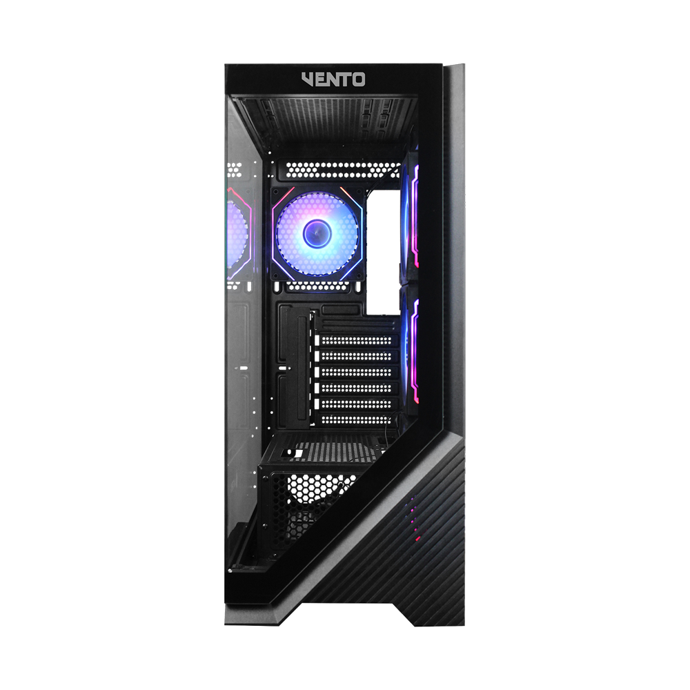 VENTO VG4202FLA 750W Temperaed Glass USB 3.0 Mesh ARGB E-ATX Tower Kasa + FSP HD2-750W GEN5 PSU