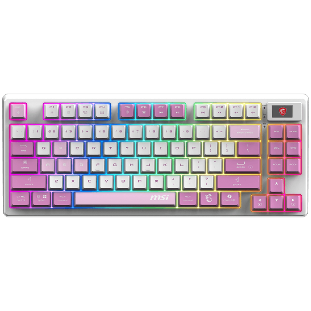 MSI FORGE GK600 VIOLET TKL RGB Mekanik Kablolu Gaming Klavye