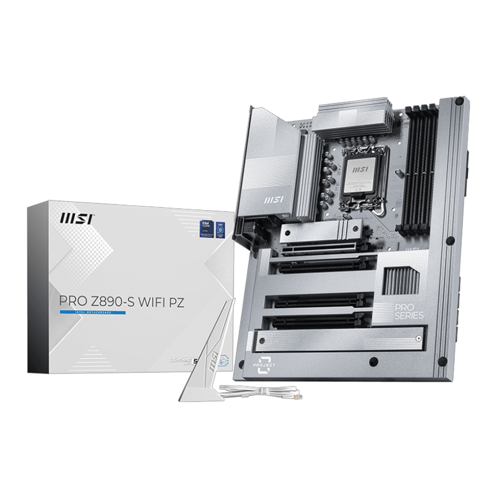 MSI PRO Z890-S WIFI PZ 8800MHz OC DDR5 Soket 1851 M.2 HDMI DP Thunderbolt 4 ATX Anakart
