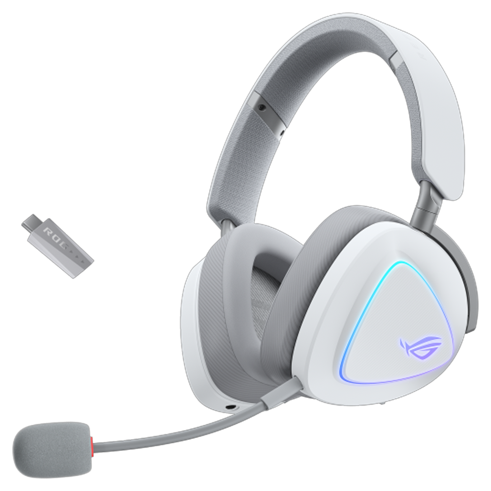 ASUS ROG DELTA II Beyaz RGB Kablosuz Gaming Kulaklık