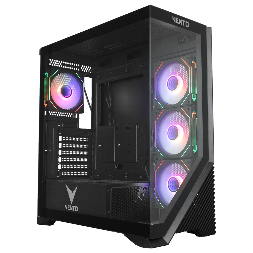 VENTO VG4202FLA 1000W Tempered Glass USB 3.0 RGB E-ATX Kasa