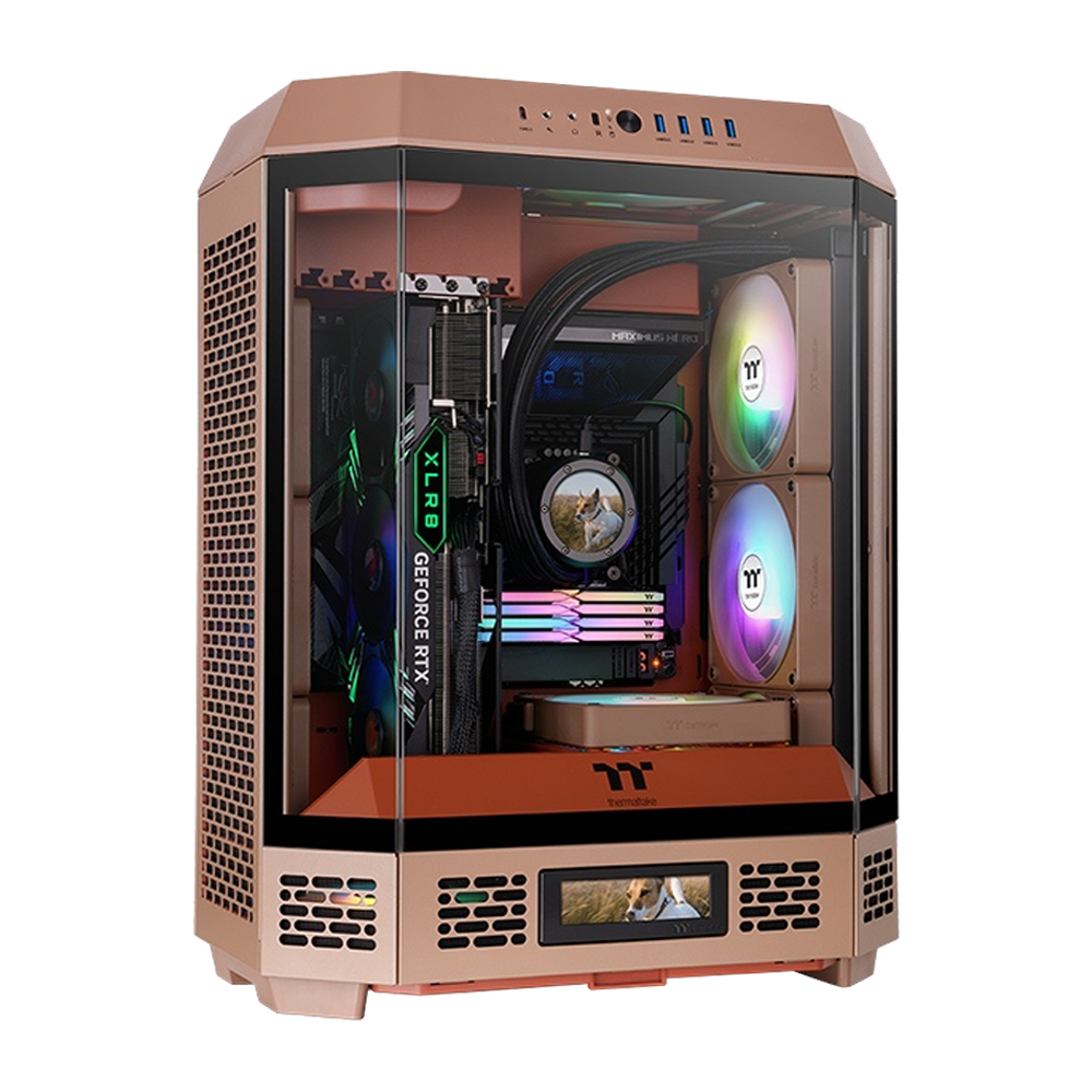 Thermaltake Tower 600 Gravel Sand USB 3.2 Tempered Glass ATX Mid Tower Gaming Kasa