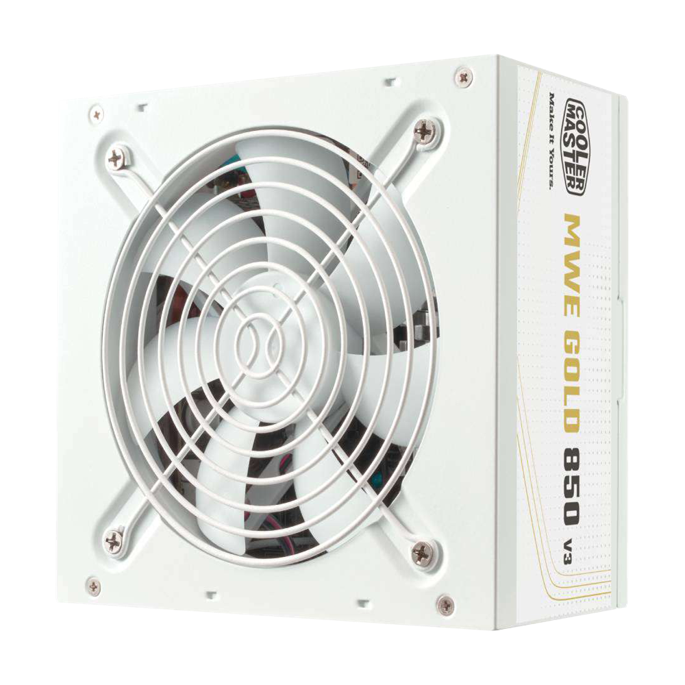 Cooler Master MWE V3 850W 80+ Gold Gen 5.0 ATX 3.1 120mm Fanlı Beyaz PSU