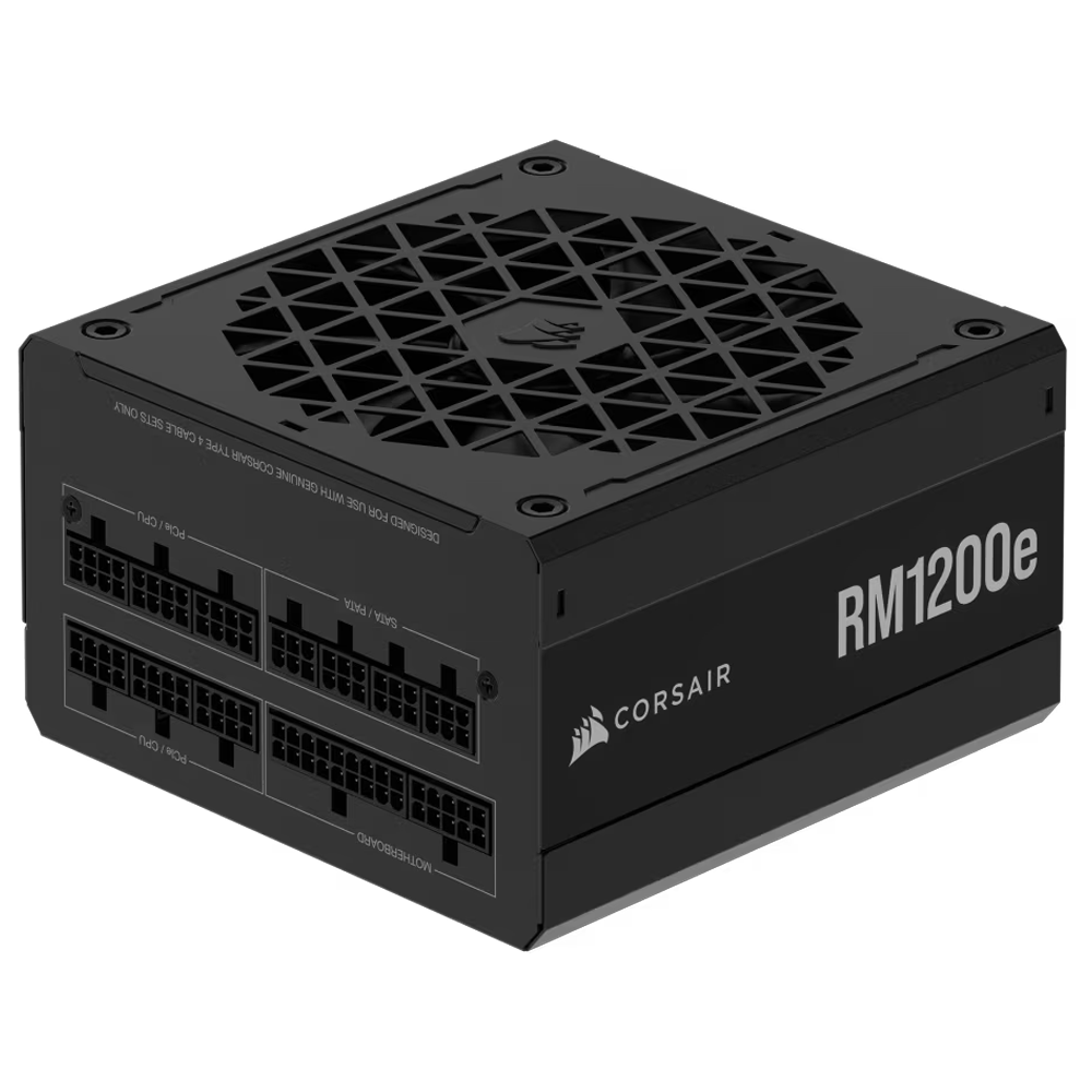 CORSAIR RM1200e 1200W 80+ Gold 140mm ATX 3.1 Full Modüler Fanlı PSU
