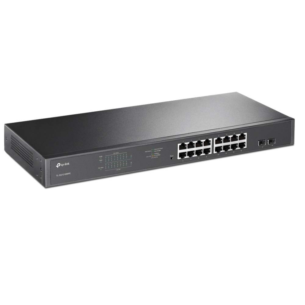 TP-LINK TL-SG1218MPE 16 Port 10/100/1000 Mbps Easy Smart Poe Gigabit Yönetilemez Switch