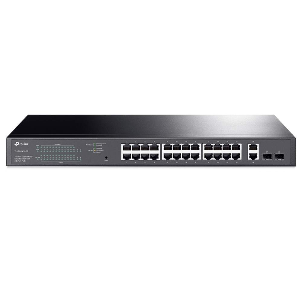 TP-LINK TL-SG1428PE 28 Port 10/100/1000 Mbps Gigabit Easy Smart Yönetilebilir Switch