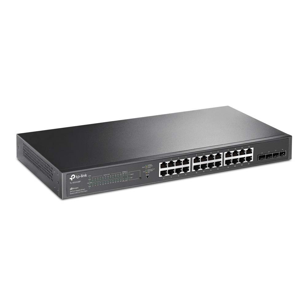 TP-LINK TL-SG2428P 28 Port 10/100/1000 Mbps Jetstream Gigabit Poe Smart Yönetilebilir Switch