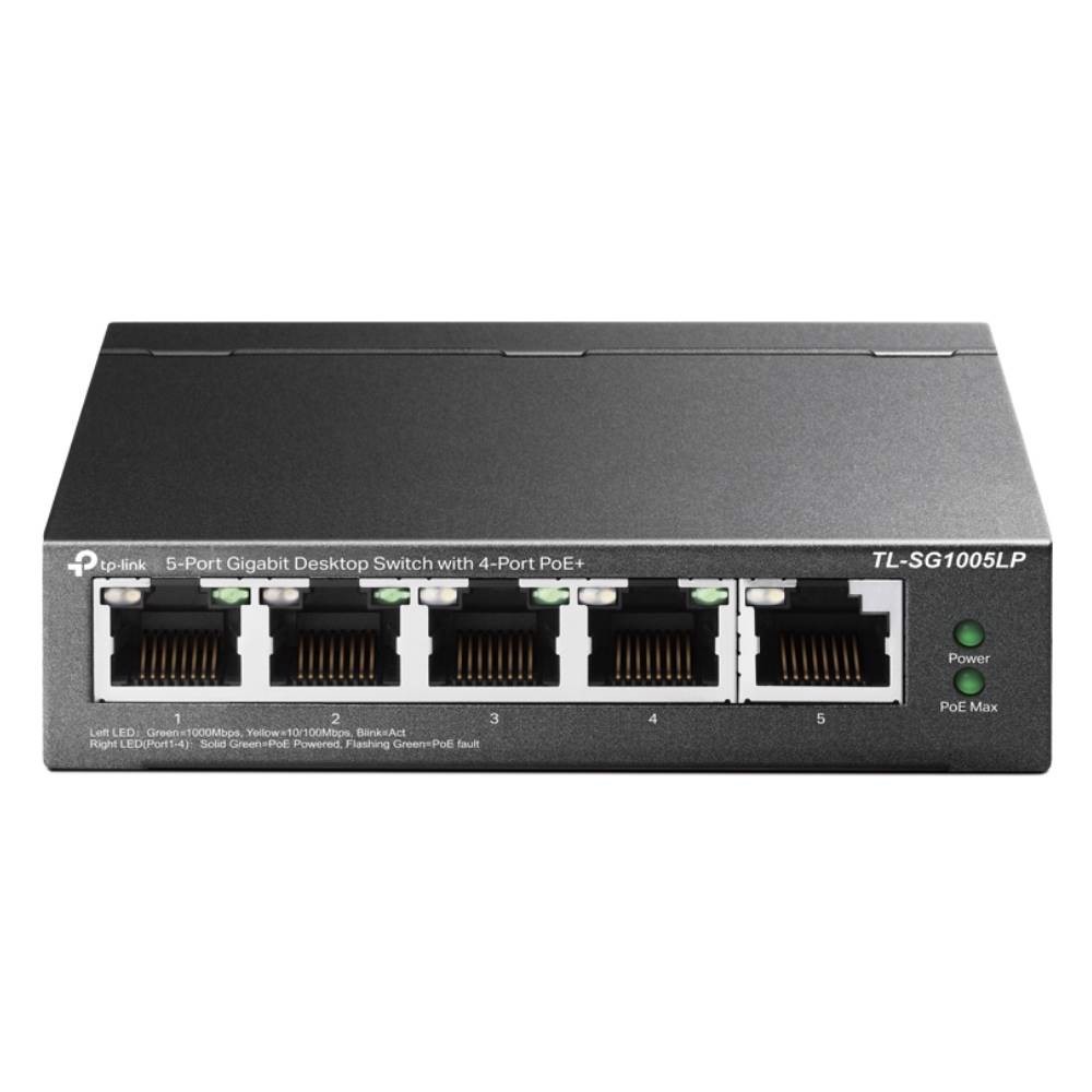 TP-LINK TL-SG1005LP 5 Port 10/100/1000 Mbps Poe Gigabit  Masaüstü Yönetilemez Switch
