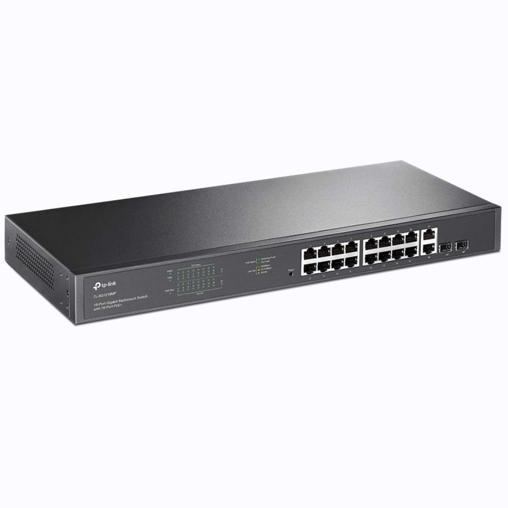 TP-LINK TL-SG1218MP 16 Port 10/100/1000 Mbps Raf Tipi Gigabit Poe Yönetilemez Switch