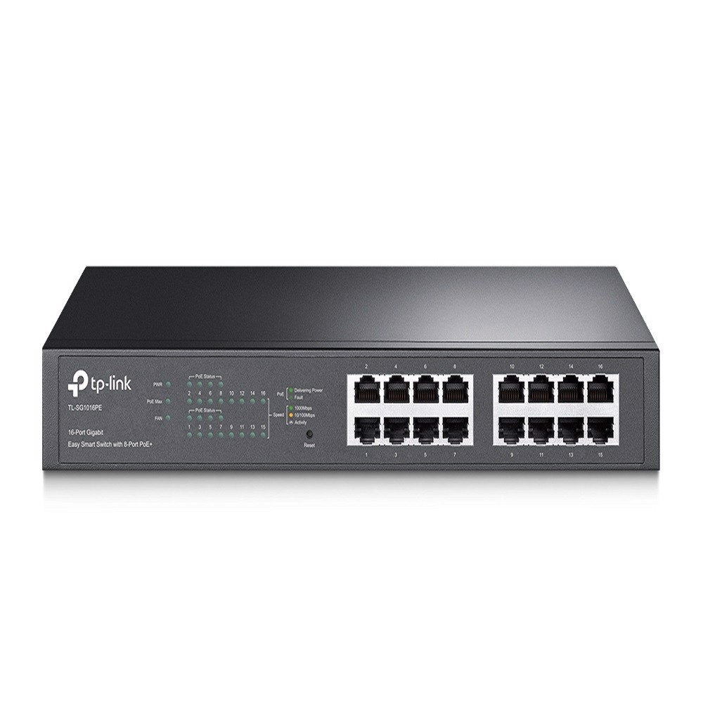 TP-LINK TL-SG1016PE 16 Port 10/100/1000Mbps Smart POE with 8-Port POE Switch