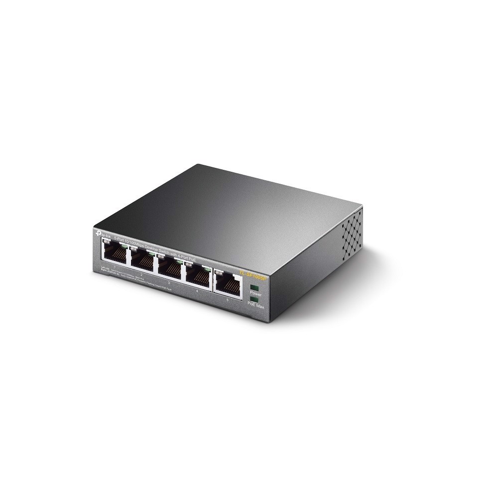 TP-LINK TL-SF1005P 5 Port 10/100Mbps 4 Port Poe Switch 