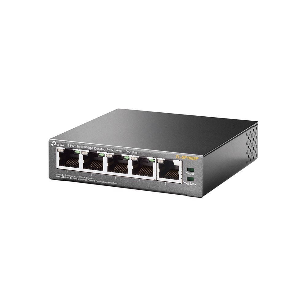 TP-LINK TL-SF1005P 5 Port 10/100Mbps 4 Port Poe Switch 