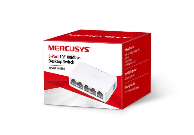 Mercusys 5-Port 10/100Mbps Desktop Switch