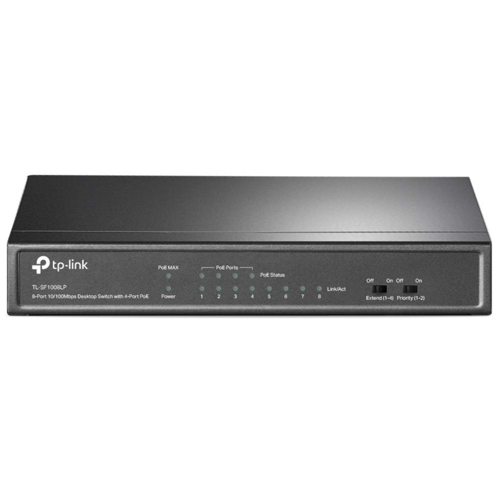TP-LINK TL-SF1008LP 8 Port 10/100 Mbps Poe Masaüstü Yönetilemez Switch