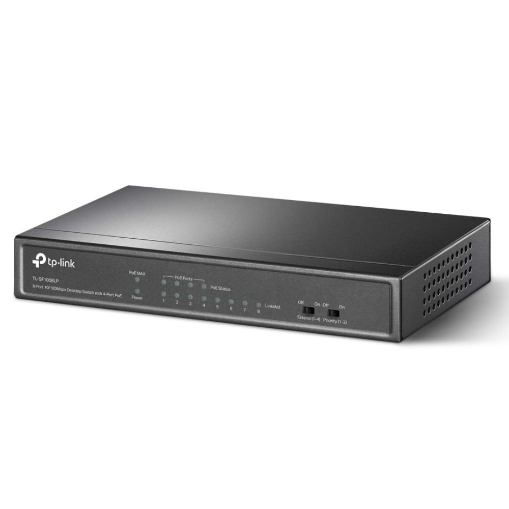 TP-LINK TL-SF1008LP 8 Port 10/100 Mbps Poe Masaüstü Yönetilemez Switch