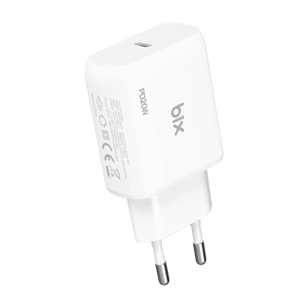 Bix BXPD20TA 20W Type-C PD Hızlı Şarj Adaptörü