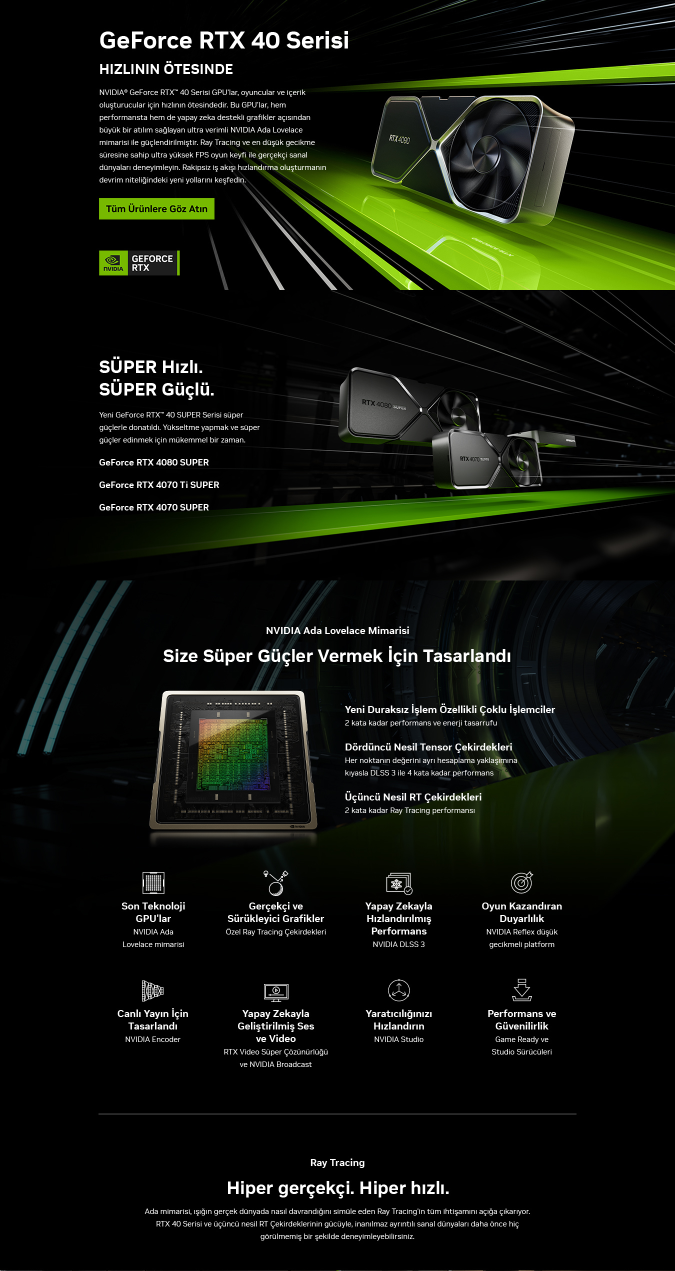 GeForce RTX 40 SUPER Serisi